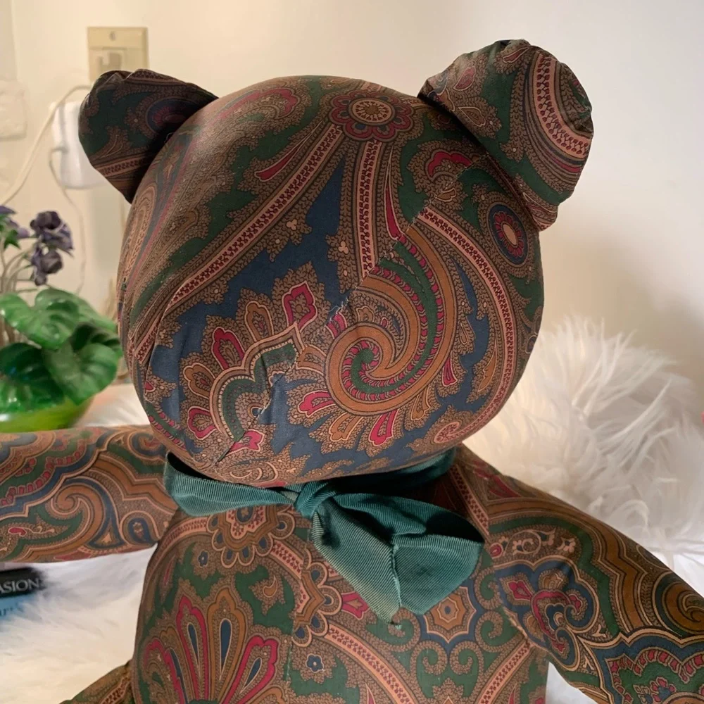Ralph Lauren Teddy Bear in Elizabeth Paisley. Vintage. EUC - Picture 2 of 7